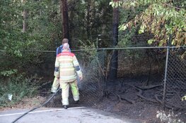 Stuk natuur afgebrand in Hilversum