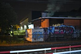 Brand in transformatorhuisje