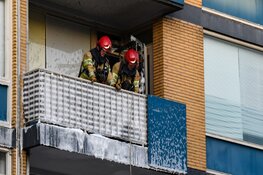 Hilversums balkon in brand