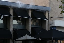 Grote brand in restaurant Bussum