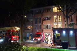 Brand in parkeergarage flatgebouw