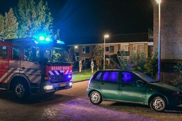 Man uit brandende woning gered