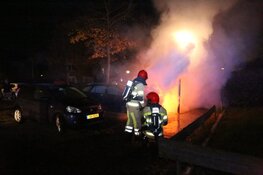 Autobrand in Huizen