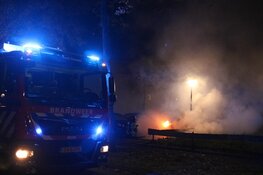 Autobrand in Huizen
