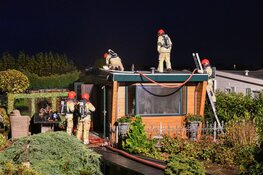 Brand laait tot twee keer op in chalet op vakantiepark Nederhorst den Berg