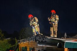 Brand laait tot twee keer op in chalet op vakantiepark Nederhorst den Berg