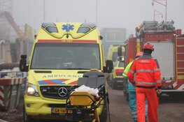 Bouwvakker zwaargewond na ongeval Muiden