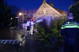 Heg in brand in Huizen