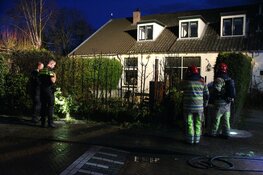 Heg in brand in Huizen