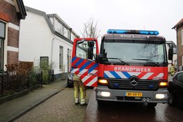 Brand in badkamer in Bussum