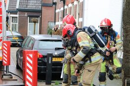 Brand in badkamer in Bussum