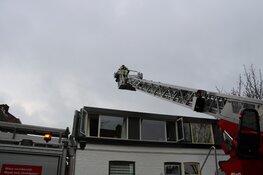 Brand in badkamer in Bussum