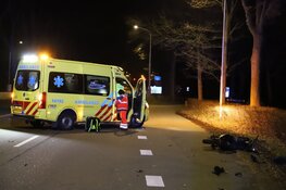 Scooterrijder zwaargewond na ongeval in Huizen