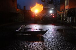 Dak deels kapot gewaaid