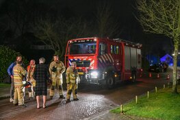 Twee woningen ontruimd bij brand in Laren