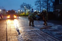 100 meter oliespoor door woonwijk Eemnes