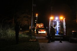 Grote zoekactie naar persoon te water Blaricum