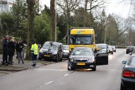 Flinke schade na ongeval Bussum