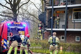 Brand in portiekwoning Hilversum