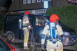 Bestelbus uitgebrand in Hilversum