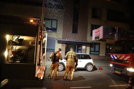 Grote brandstoflekkage in parkeergarage Bussum
