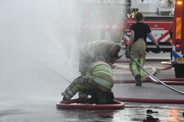 Grote brand in voormalige sigarenfabriek Hilversum