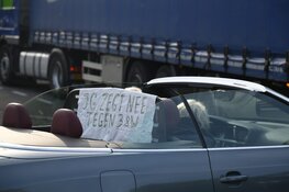 Demonstratie in Hilversum tegen de plannen van de gemeente