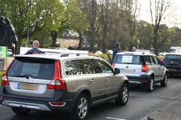Demonstratie in Hilversum tegen de plannen van de gemeente