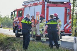 Auto slaat over de kop in Kortenhoef