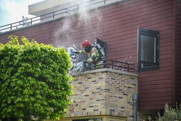 Brand in woning Hilversum