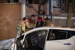 Elektrische auto uitgebrand in Hilversum