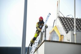 Brand op dakterras woning Hilversum