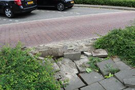 Freesmachine zorgt voor gevaarlijke situatie in Bussum