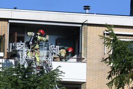 Woningbrand in Leeuweriklaan te Bussum