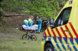 Mountainbiker belandt in ziekenhuis na val op Blaricummerheide