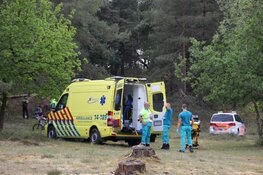 Mountainbiker belandt in ziekenhuis na val op Blaricummerheide