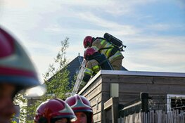 Brand in schuur in Nederhorst den Berg