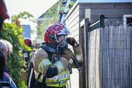 Brand in schuur in Nederhorst den Berg