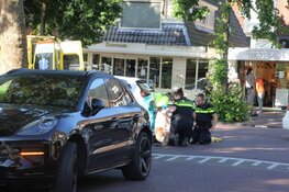 Vrouw gewond door botsing