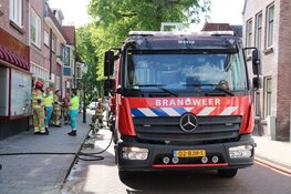 Flinke brand op balkon in Weesp