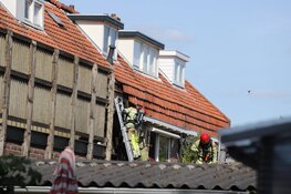Flinke brand op balkon in Weesp