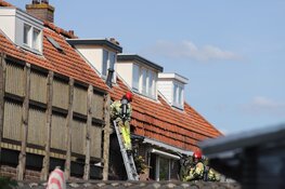 Flinke brand op balkon in Weesp