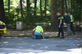 Wiel van fiets breekt opeens af