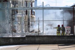 Brand in fabriek BN International Huizen