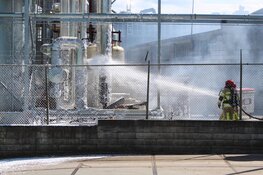 Brand in fabriek BN International Huizen