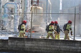 Brand in fabriek BN International Huizen