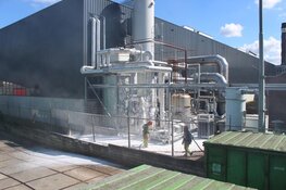 Brand in fabriek BN International Huizen