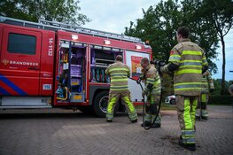 Twee auto&#39;s beschadigd na brand in Blaricum