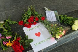 Bloemen als alternatief protest tegen coronamaatregelen