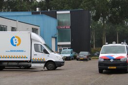 Politie actie op bedrijventerrein in Weesp